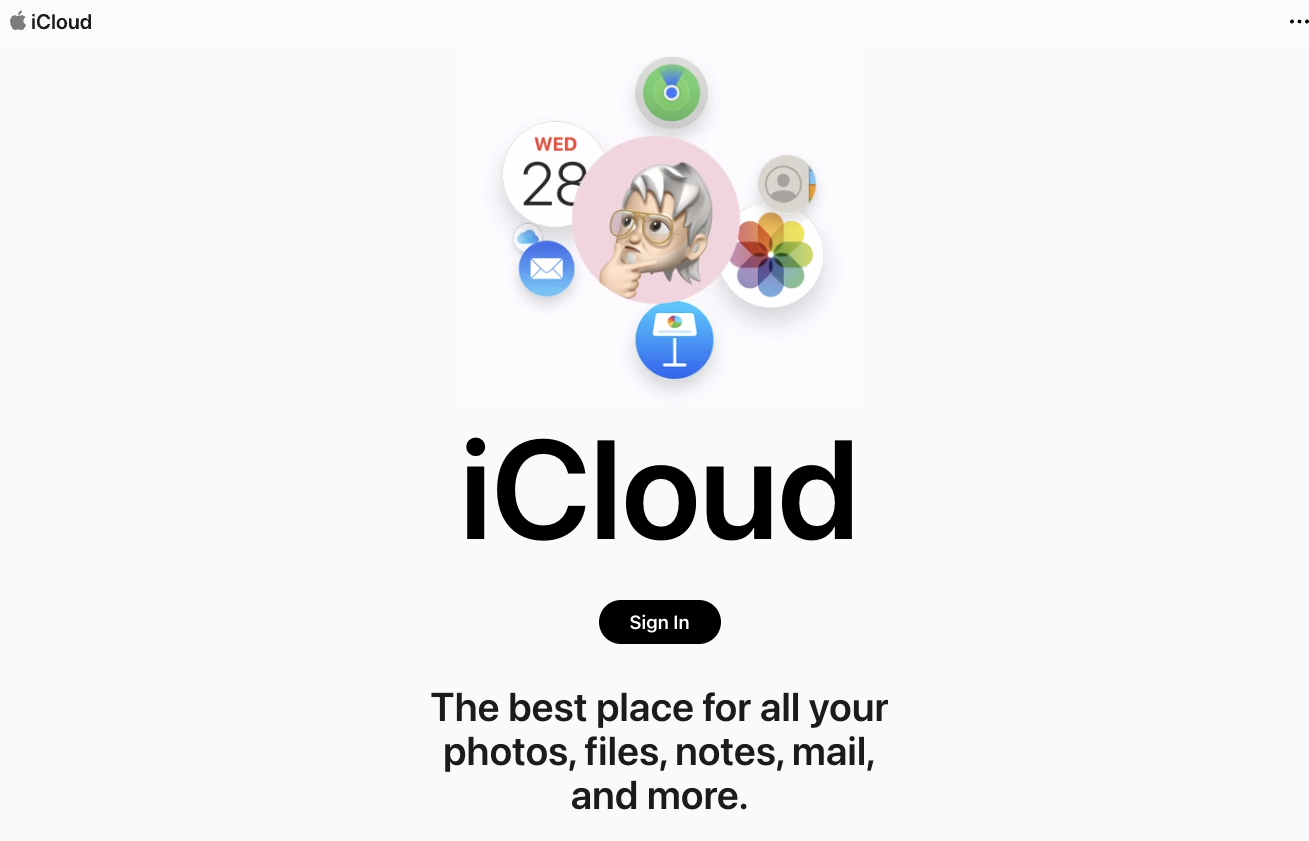 The icloud.com sign-in page. Log into your iCloud account, and you can start managing what's in there, including documents. The icloud.com sign-in page. Log into your iCloud account, and you can start managing what's in there, including documents.