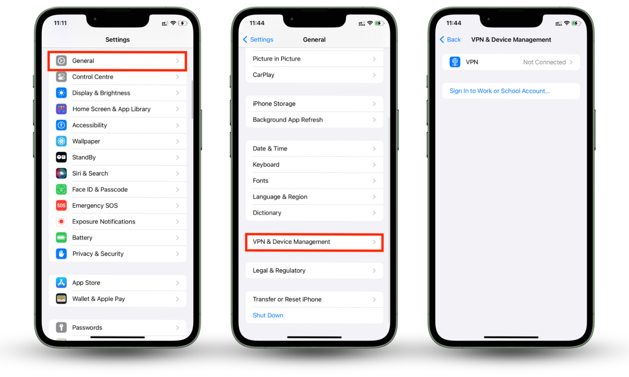 These screenshots instruct how to find stalkerware on iPhone by checking configuration profiles. These screenshots instruct how to find stalkerware on iPhone by checking configuration profiles.