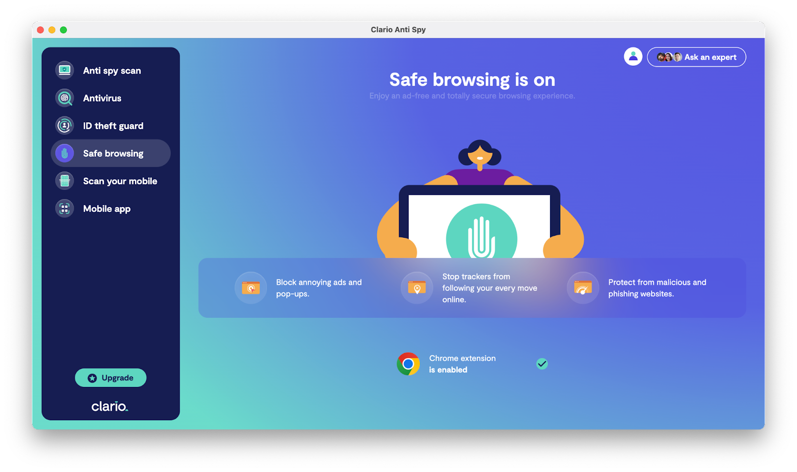 How to enable Clario AntiSpy Safe browsing extension How to enable Clario AntiSpy Safe browsing extension