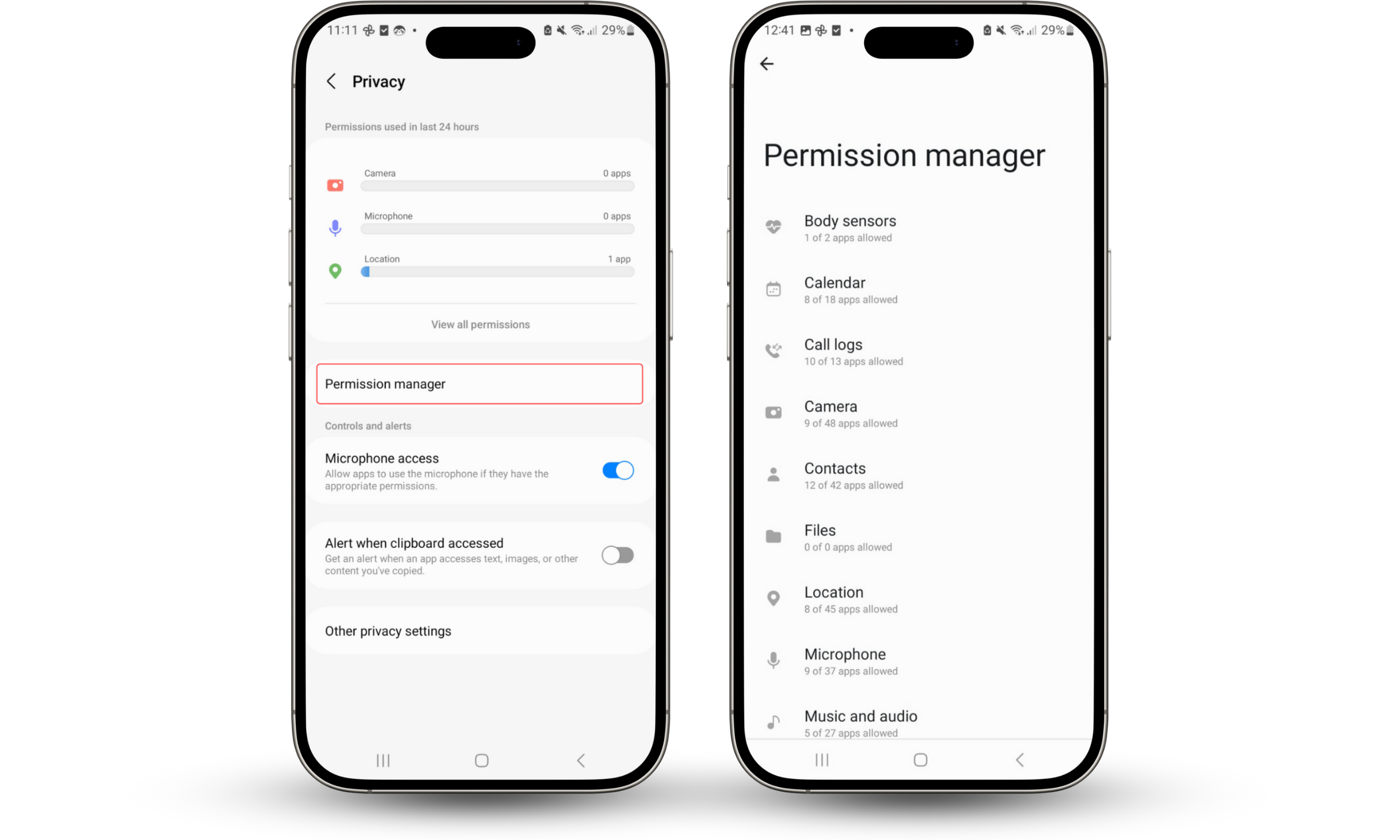 Need to tell if your phone is linked to another device? Use the Android Permission manager to check your app permissions.