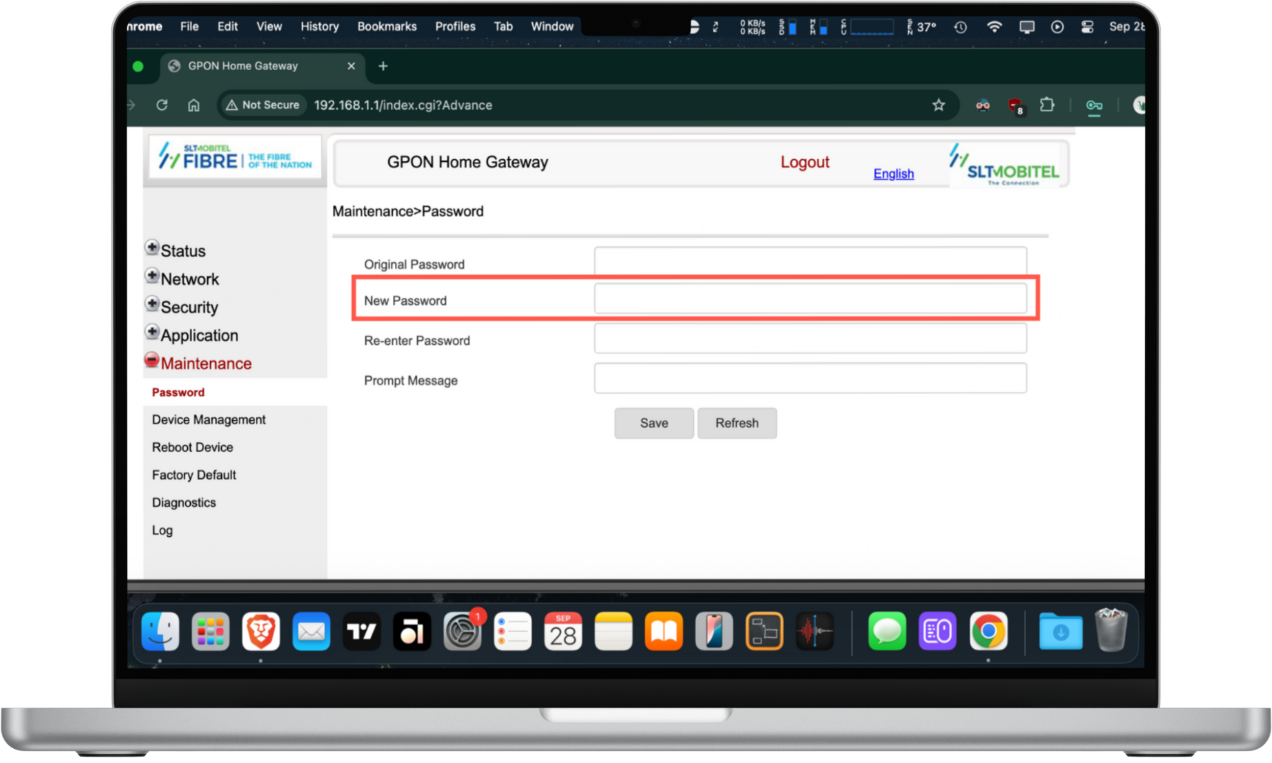 This router admin panel screenshot shows how to locate and change your password if you suspect your Wi-Fi could've been hacked. This router admin panel screenshot shows how to locate and change your password if you suspect your Wi-Fi could've been hacked.