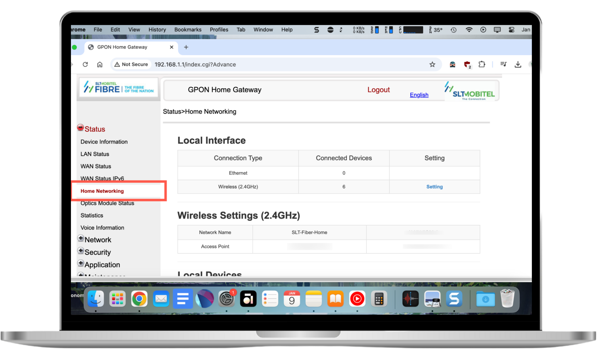 This browser screenshot shows router settings—you must locate the section showing connected devices if you suspect someone is spying on your Wi-Fi. This browser screenshot shows router settings—you must locate the section showing connected devices if you suspect someone is spying on your Wi-Fi.