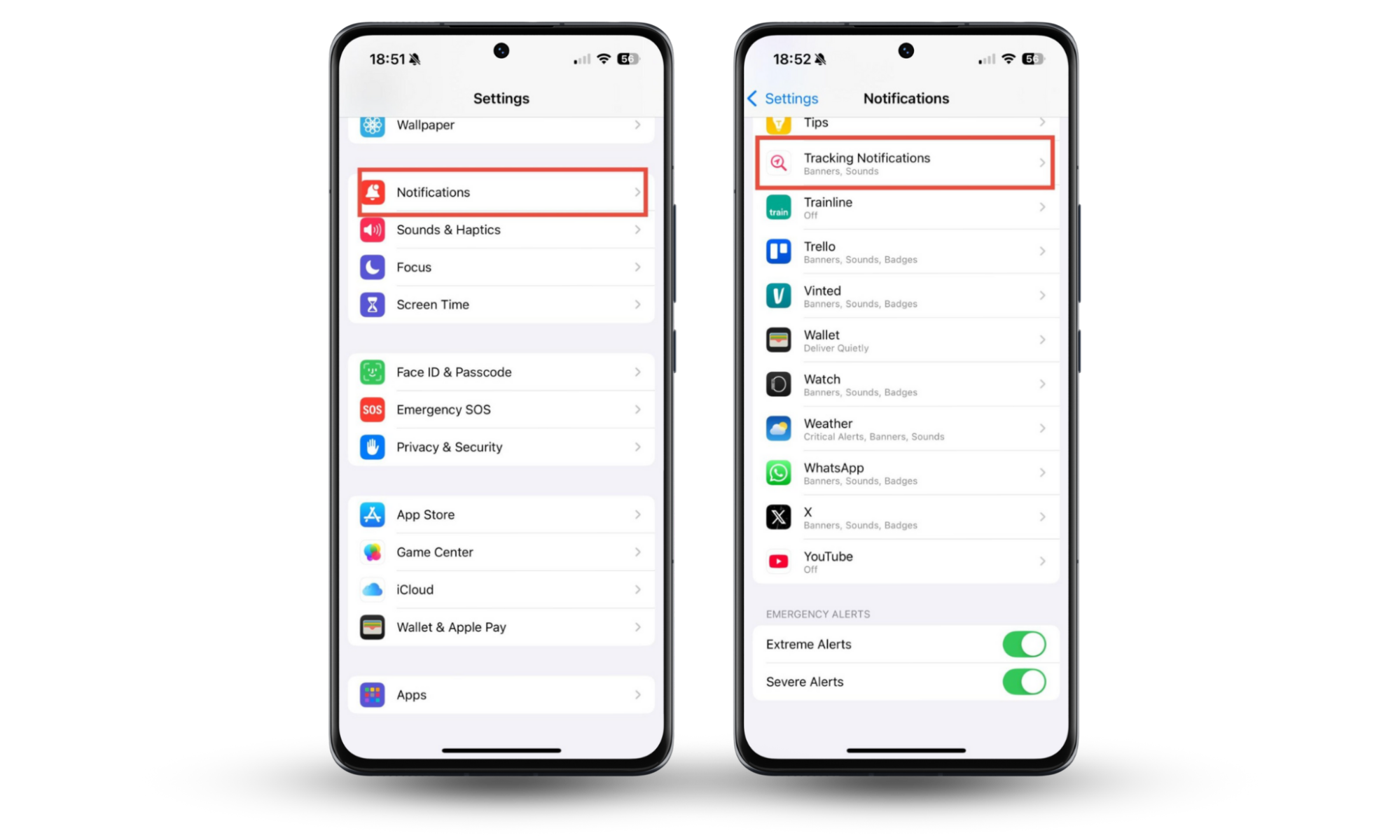 The steps to disable or change Tracking Notifications on an iPhone. If you're having AirTag issues and want to disable notifications, this is how. The steps to disable or change Tracking Notifications on an iPhone. If you're having AirTag issues and want to disable notifications, this is how.