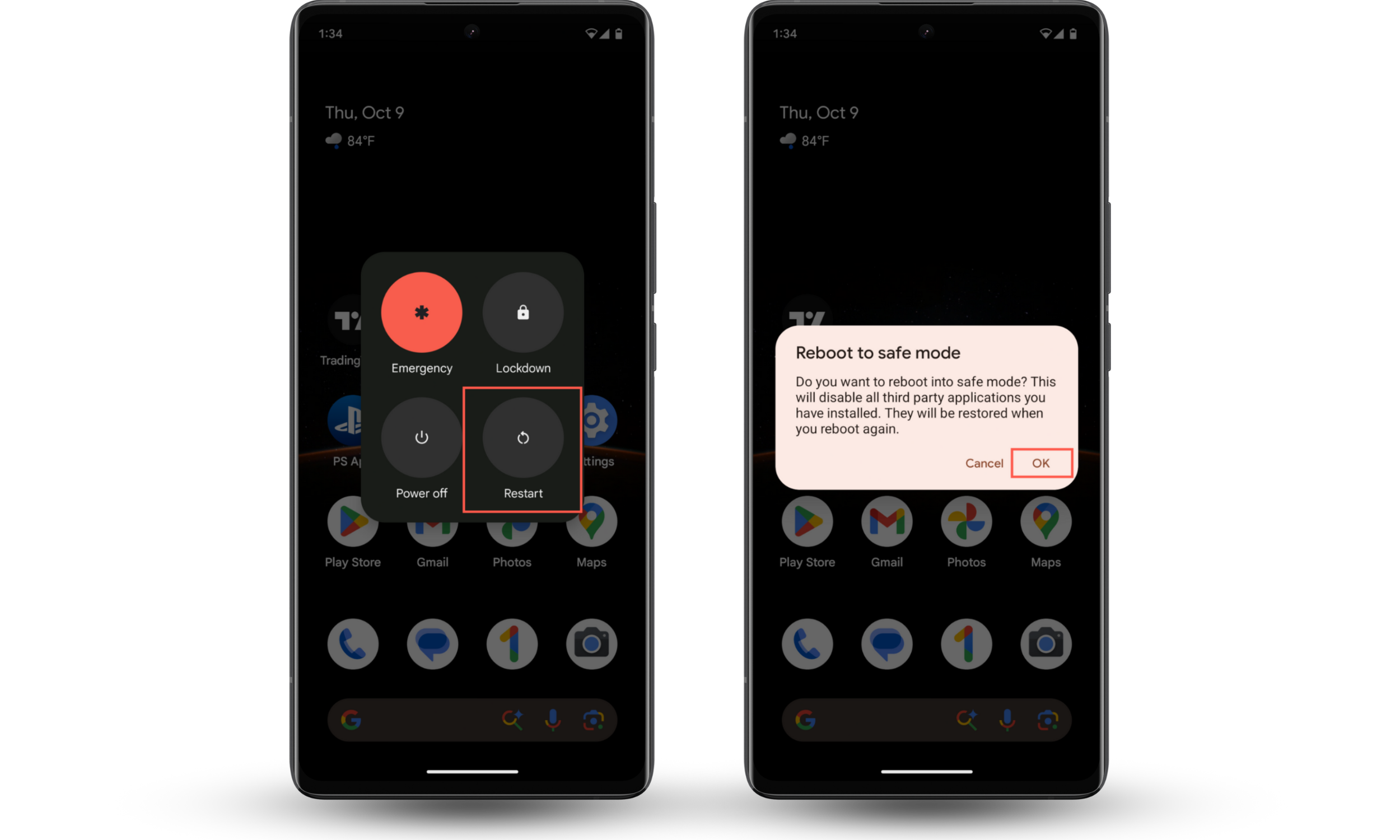 Booting Android in Safe Mode prevents third software from running. Boot into Safe Mode to detect and remove WebWatcher on Android. Booting Android in Safe Mode prevents third software from running. Boot into Safe Mode to detect and remove WebWatcher on Android.