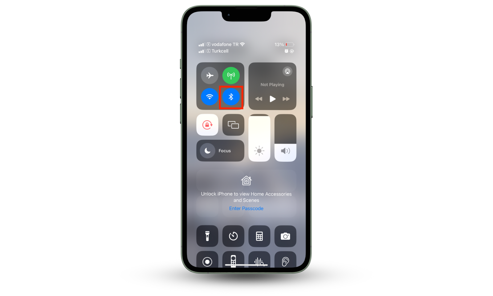 If you're worried whether Someone Can Track your Phone Without SIM, disable Bluetooth on your iPhone. Scroll down from the top of the screen to open the Control Panel. Tap the Bluetooth symbol so it turns grey. If you're worried whether Someone Can Track your Phone Without SIM, disable Bluetooth on your iPhone. Scroll down from the top of the screen to open the Control Panel. Tap the Bluetooth symbol so it turns grey.