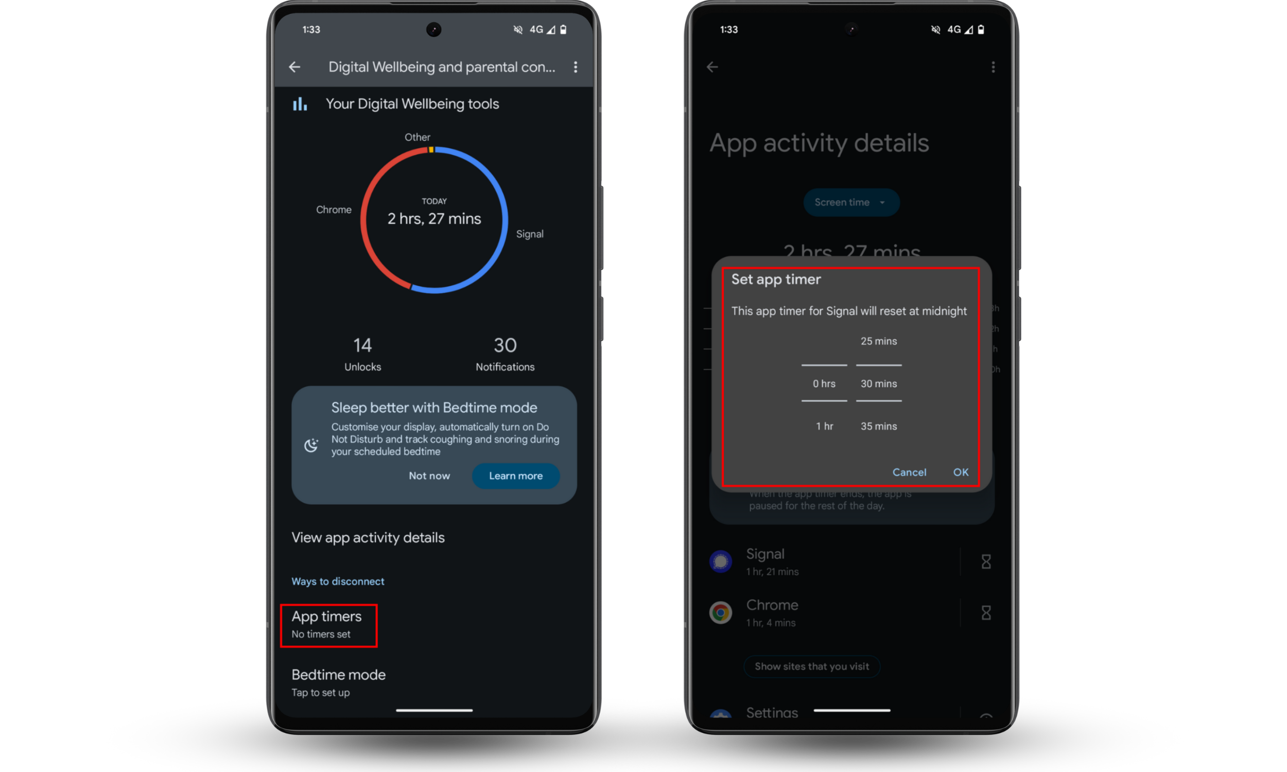 To lock apps on Android, you can use the Wellbeing features. Select App Timer next to any app. Set daily time limits for specific applications. To lock apps on Android, you can use the Wellbeing features. Select App Timer next to any app. Set daily time limits for specific applications.