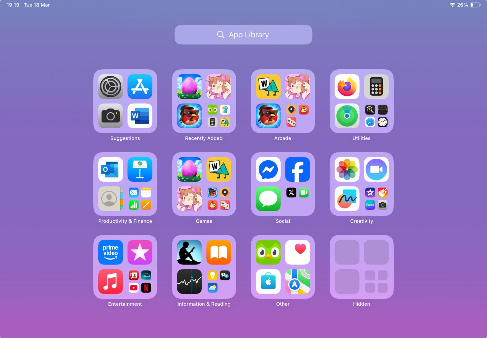 The App Library on an iPad. Once you find spyware on iPad, you'll need to delete it. The App Library on an iPad. Once you find spyware on iPad, you'll need to delete it.