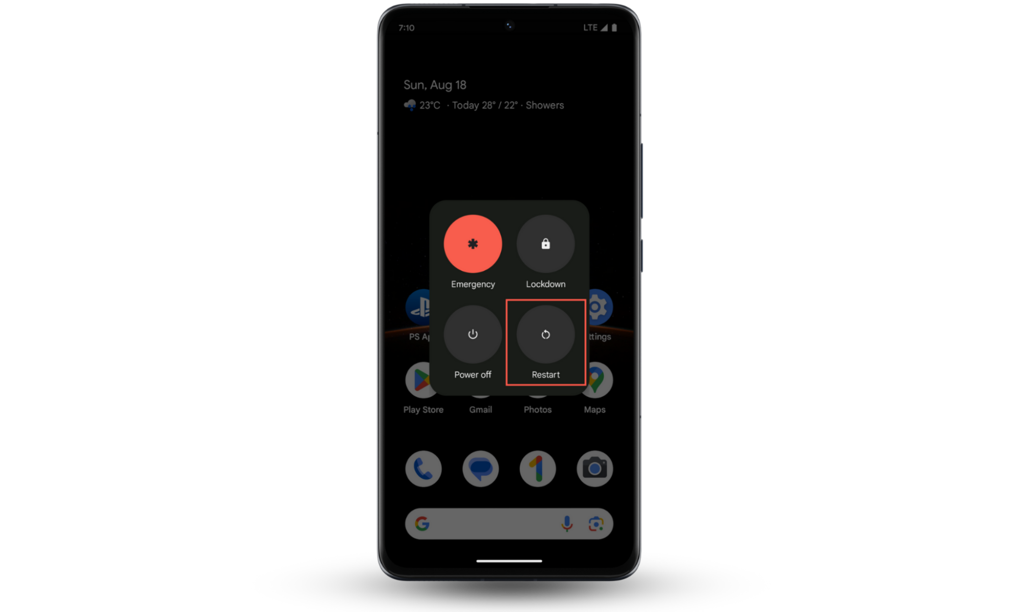 To stop your Android from making strange noises, restart your phone. Press and hold the power button, then press Restart. To stop your Android from making strange noises, restart your phone. Press and hold the power button, then press Restart.