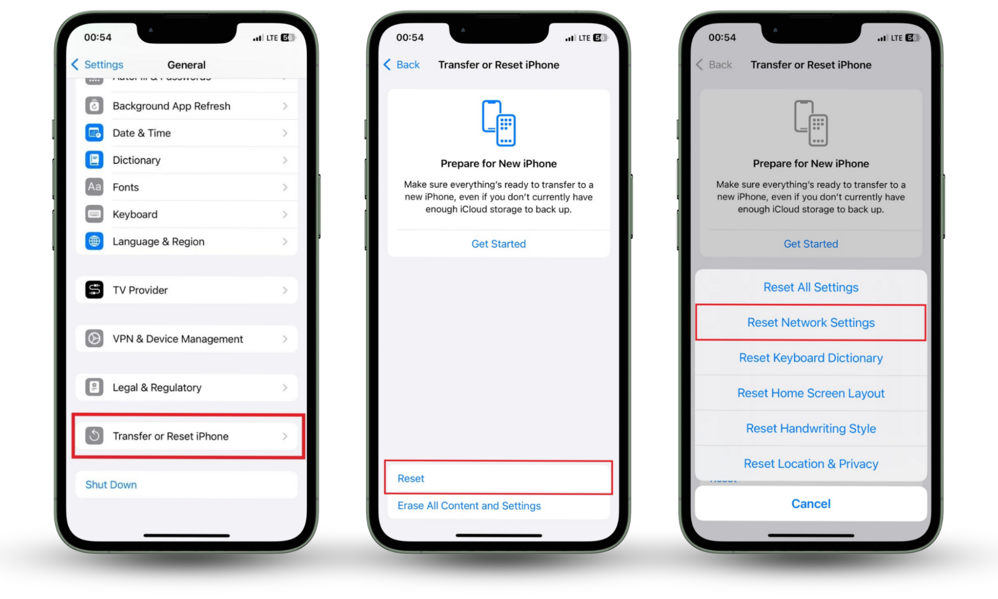 Resetting network settings on iPhone to fix iPhone unable to check for update an error occurred. Resetting network settings on iPhone to fix iPhone unable to check for update an error occurred.