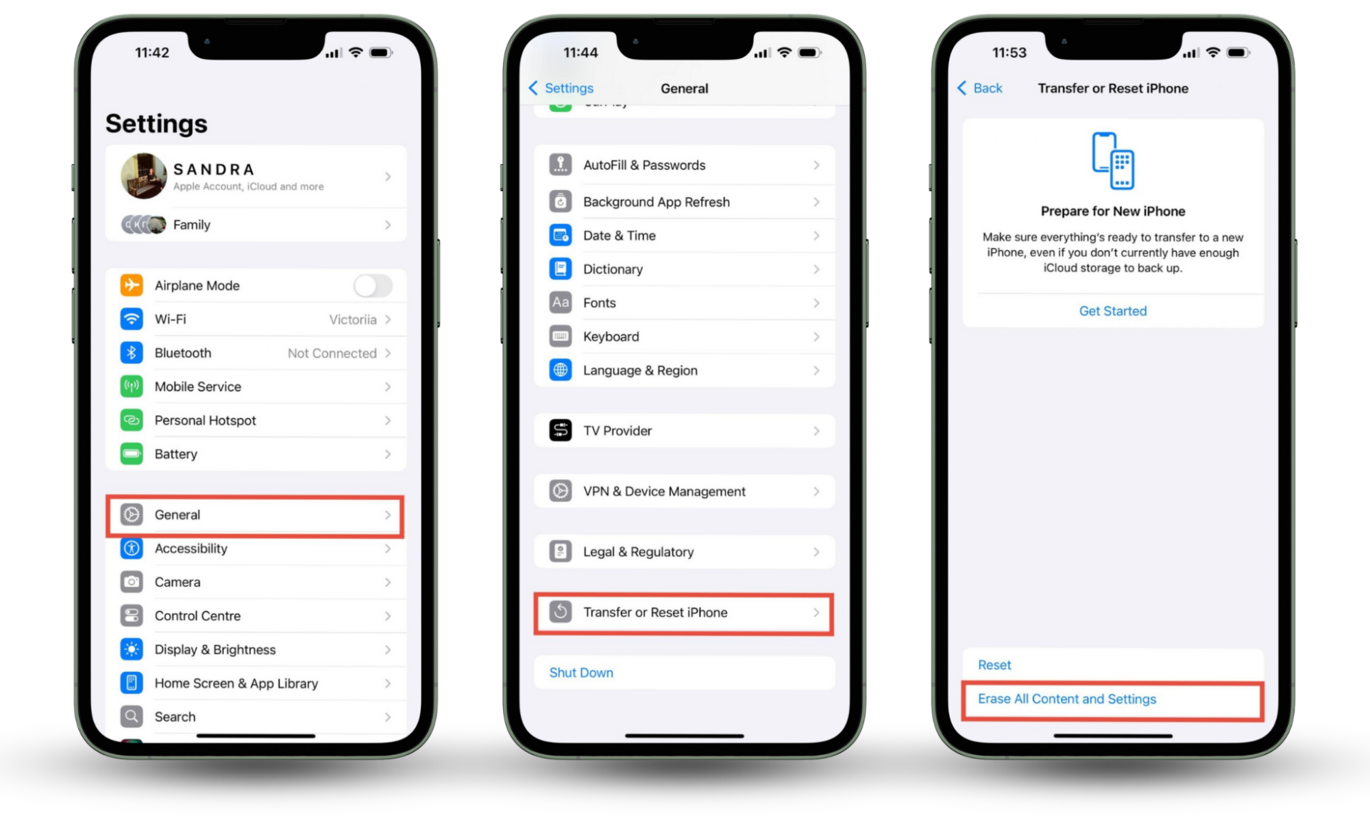 If you want to learn How to remove viruses from an iPhone and iPad, use factory reset as your last resort. Go to Settings, General, Transfer or Reset iPhone, Erase all Content and Settings. If you want to learn How to remove viruses from an iPhone and iPad, use factory reset as your last resort. Go to Settings, General, Transfer or Reset iPhone, Erase all Content and Settings.