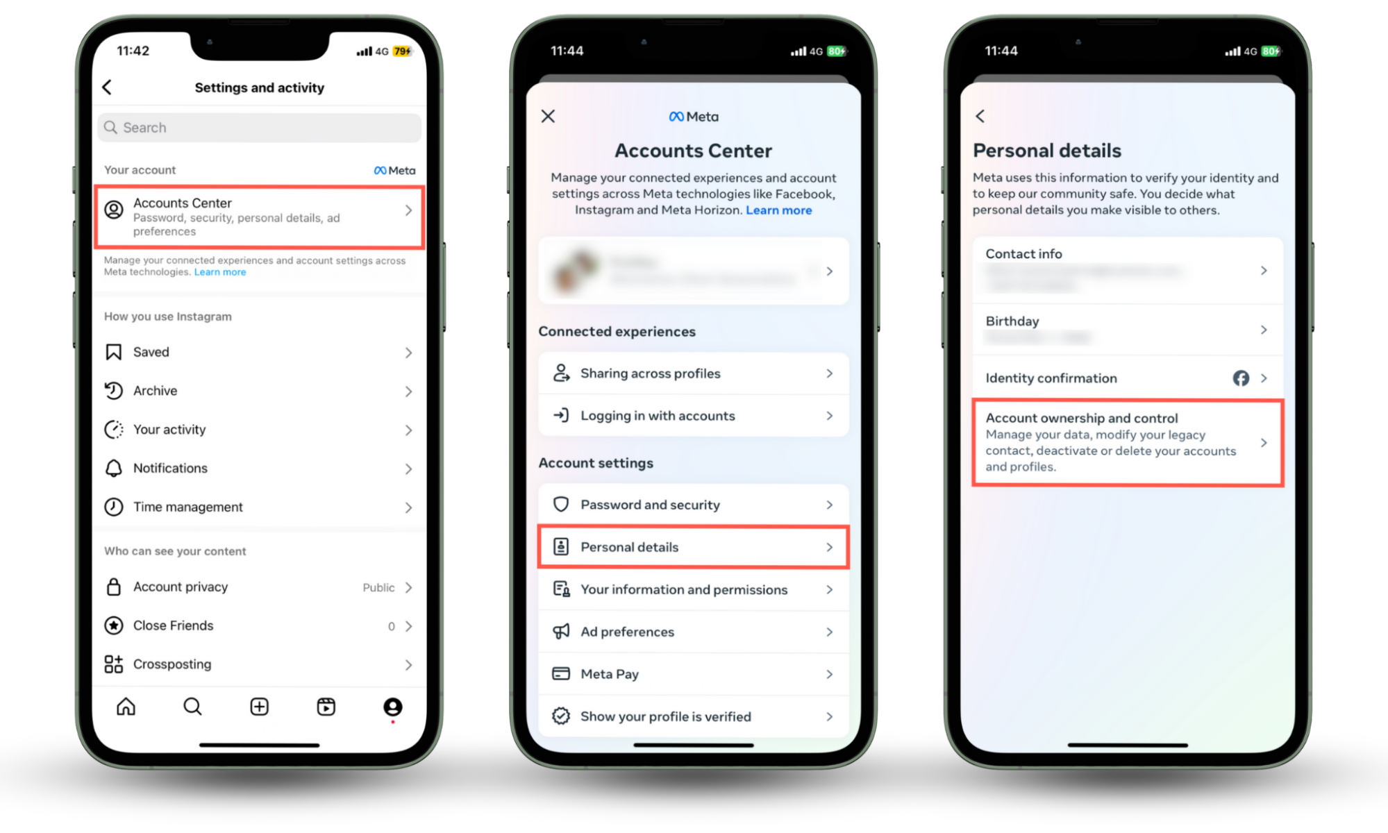 Instagram shows the next steps to get to the account deletion screen if you want to get rid of your Instagram account. Instagram shows the next steps to get to the account deletion screen if you want to get rid of your Instagram account.