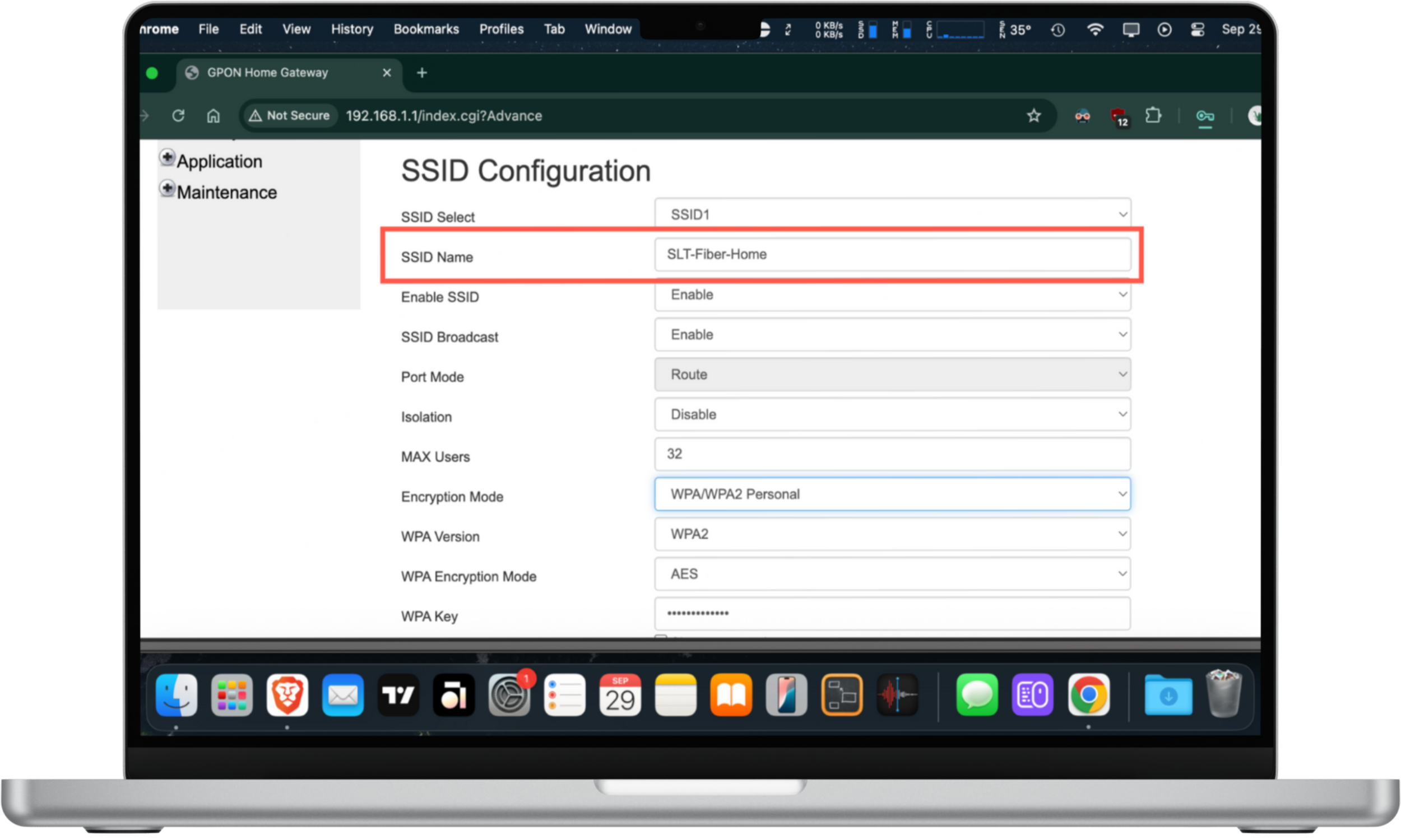 This router admin panel screenshot shows how to locate and change the network name so that you can secure your Wi-Fi from hacking attempts. This router admin panel screenshot shows how to locate and change the network name so that you can secure your Wi-Fi from hacking attempts.