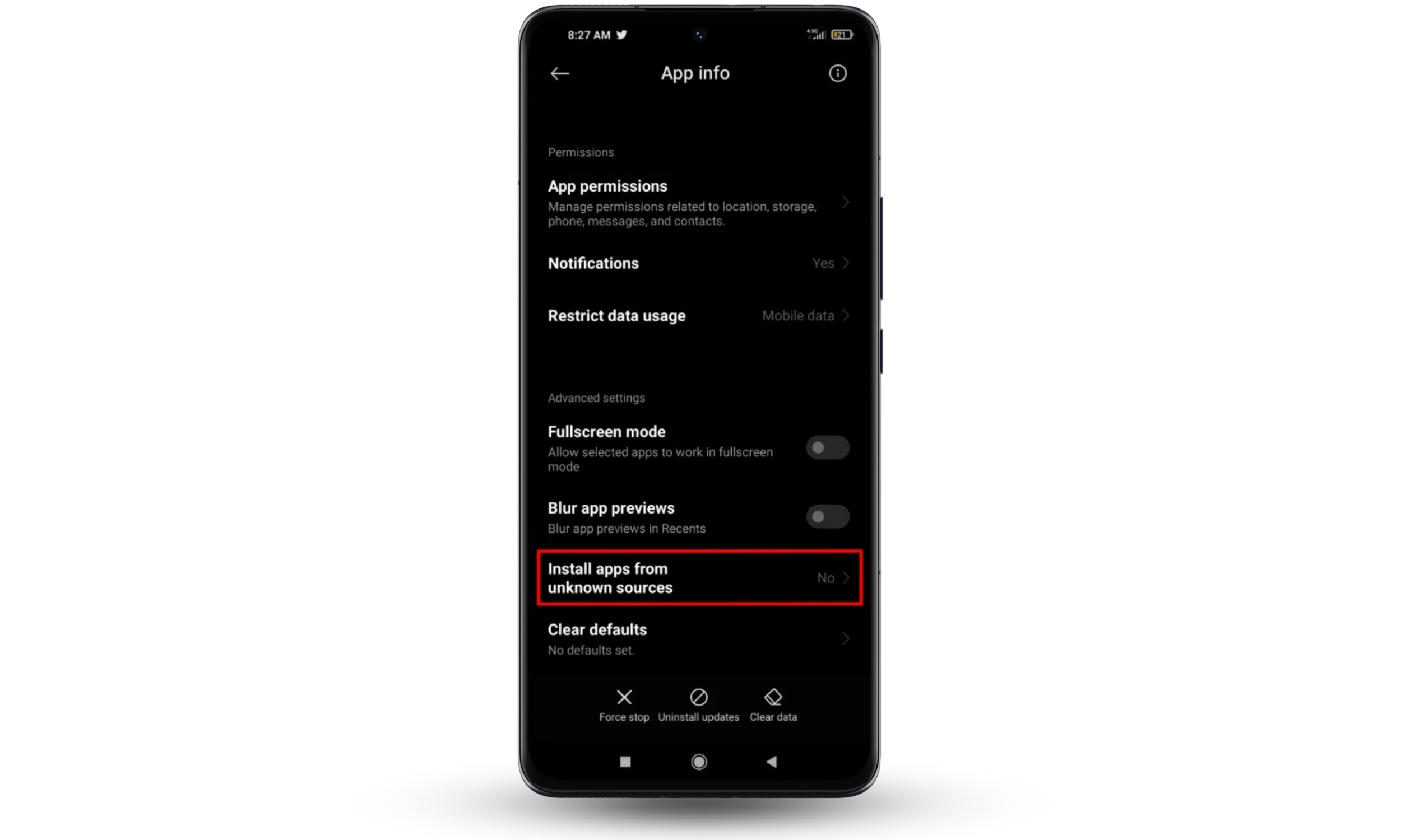 These Android screenshots show how to detect malicious apps by reviewing an app's installation source via Manage Apps in Settings. These Android screenshots show how to detect malicious apps by reviewing an app's installation source via Manage Apps in Settings.
