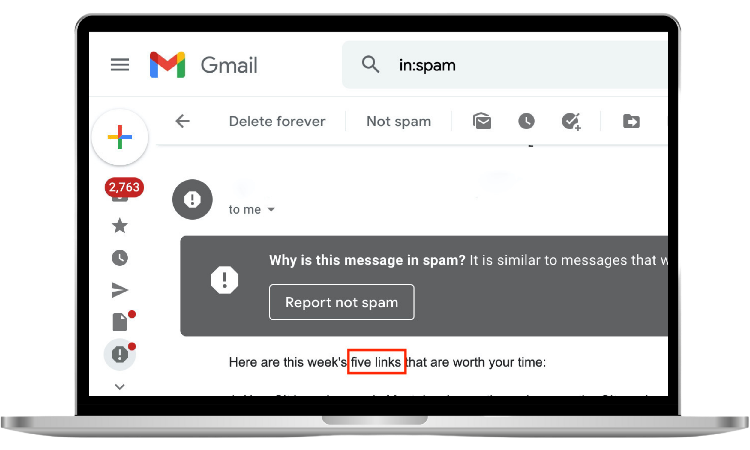 Suspicious link example in a spear phishing message showing how to recognise and avoid targeted phishing attacks