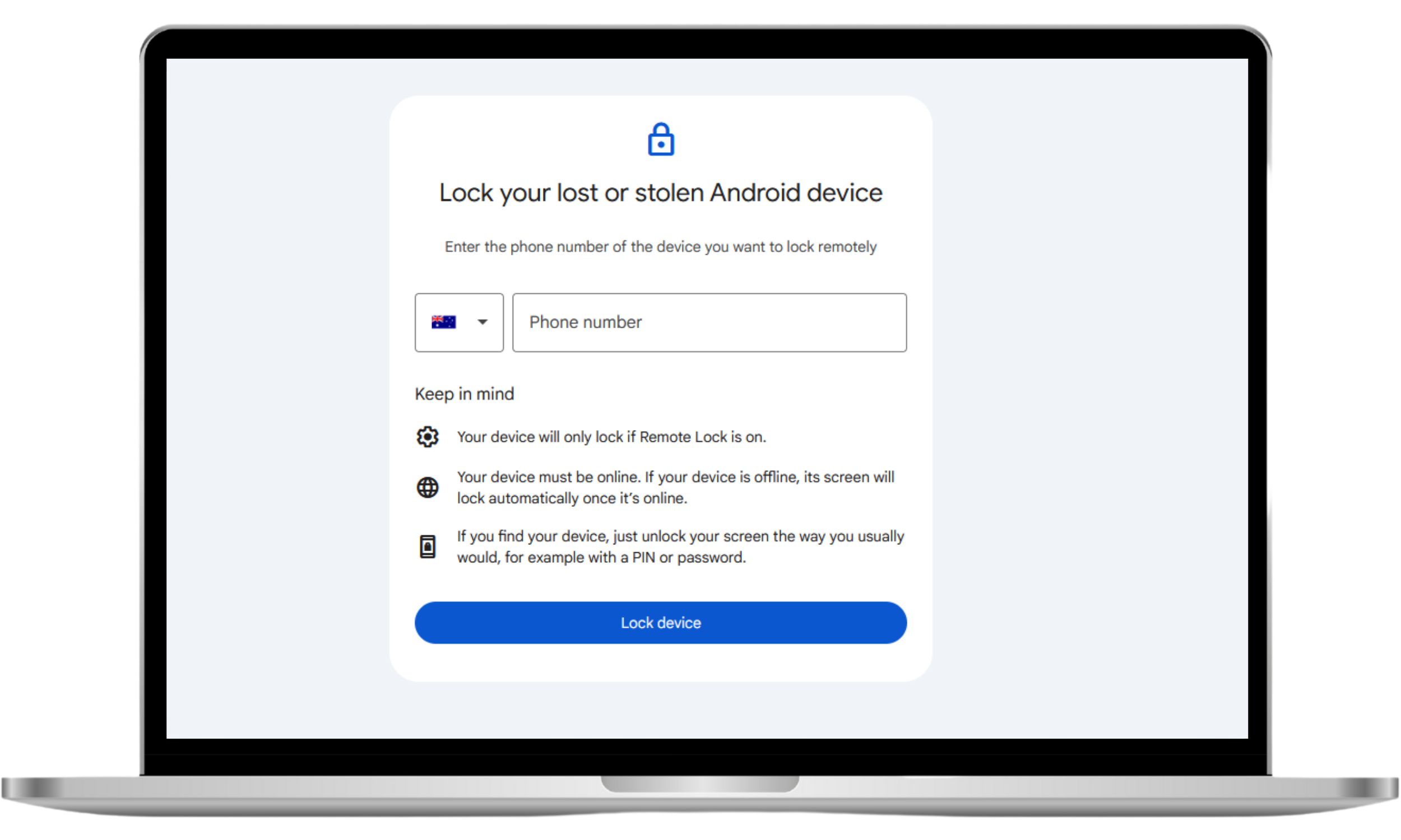 If your ex stole your phone, use Google's device lock feature to keep them out. Go to google.com/android/find/lock and enter your phone number, then press Lock device.