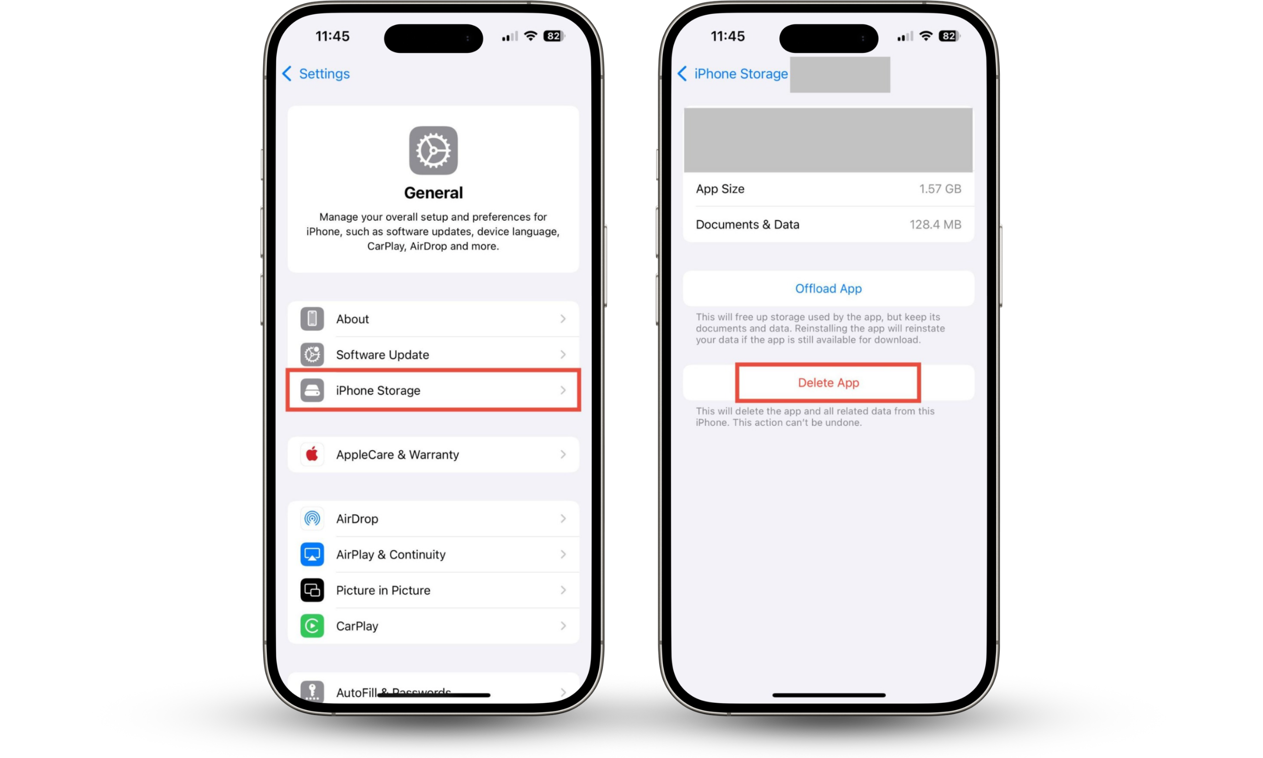 How to remove an app on iOS. If you detect XNSPY on your phone, delete it immediately.