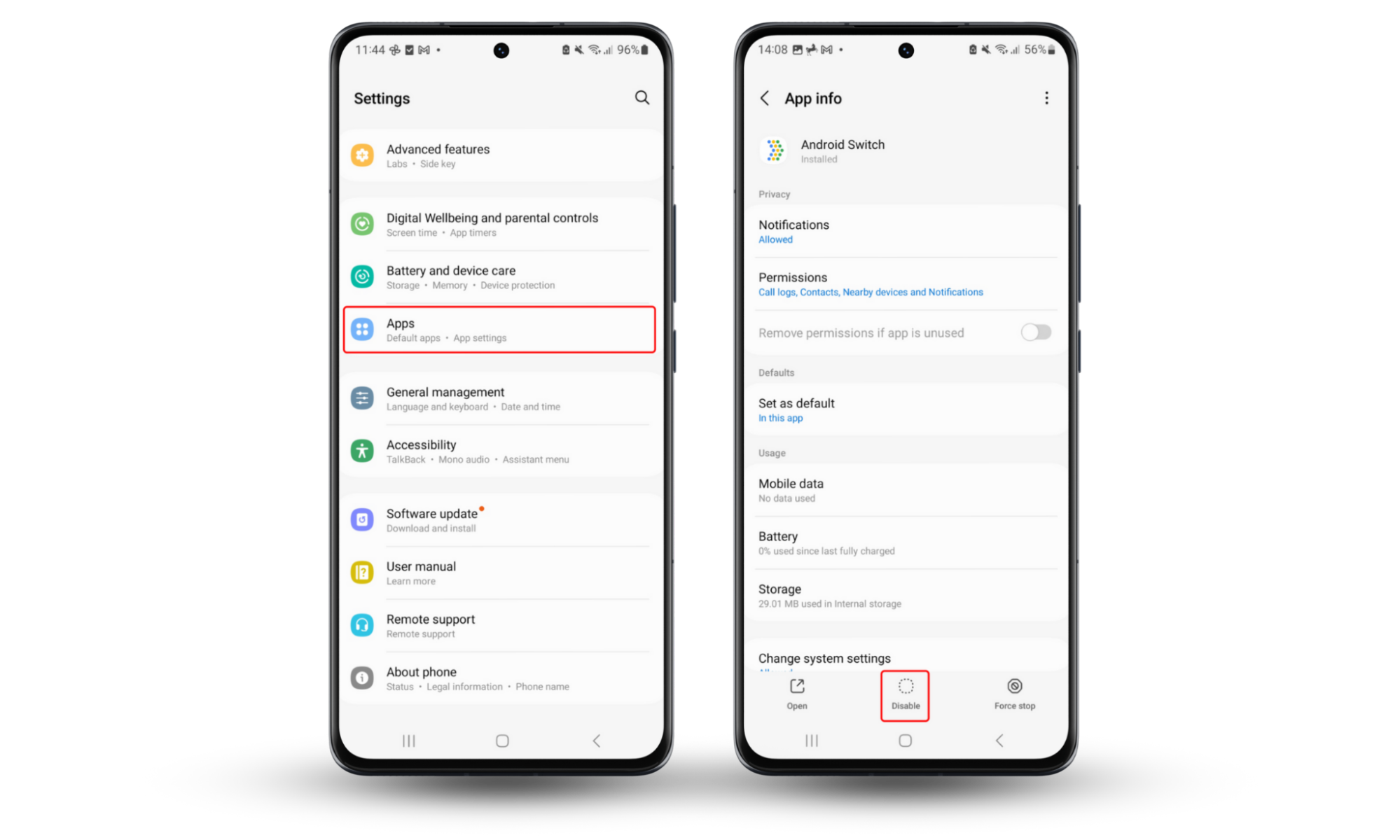 An Android phone showing how to disable pre-installed bloatware apps. You can't always delete hidden apps on Android, but you can go into Settings and disable them. An Android phone showing how to disable pre-installed bloatware apps. You can't always delete hidden apps on Android, but you can go into Settings and disable them.