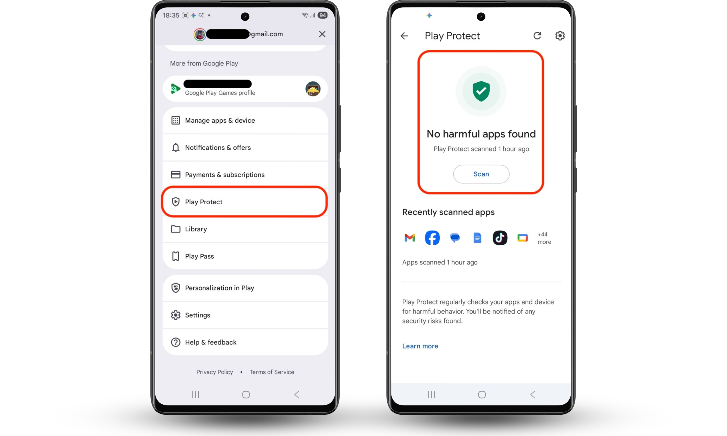 To check your Android device for malware, open Google Play Protect and run a manual scan to detect potential threats. To check your Android device for malware, open Google Play Protect and run a manual scan to detect potential threats.