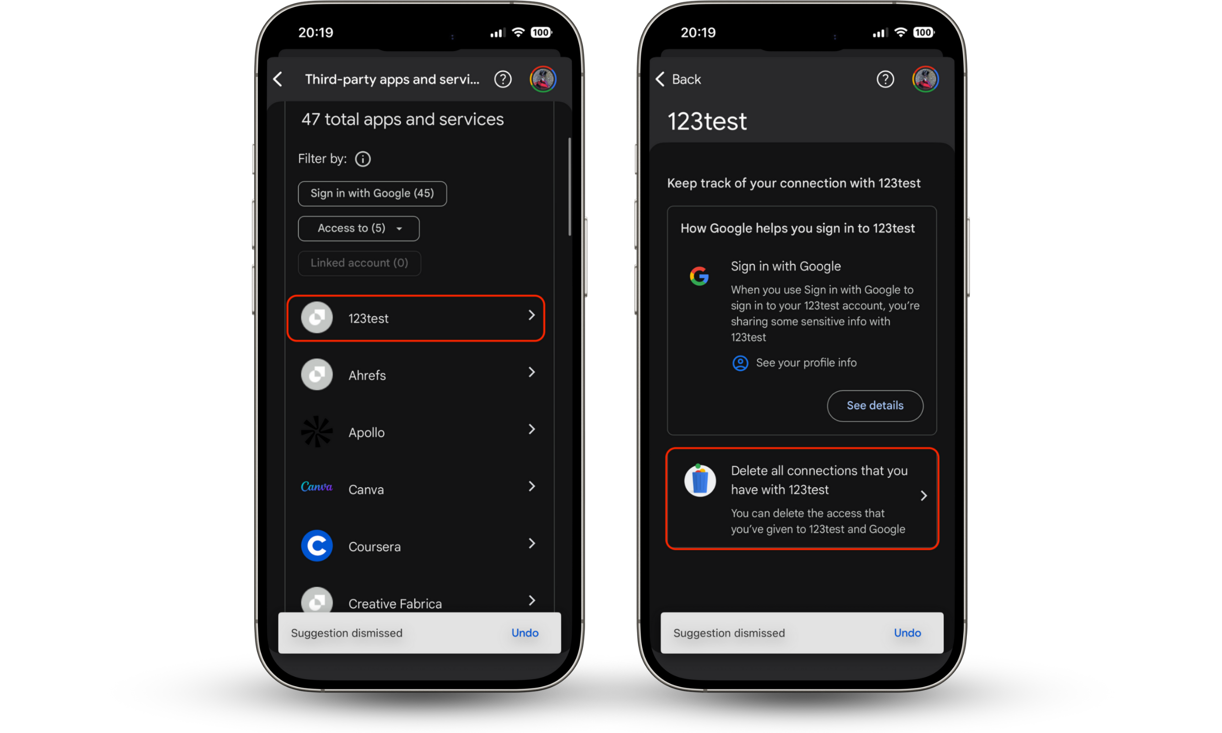 Removing unfamiliar or unused connected apps from an email account, with special attention to third-party services using single sign-on options like Google or Microsoft. Removing unfamiliar or unused connected apps from an email account, with special attention to third-party services using single sign-on options like Google or Microsoft.