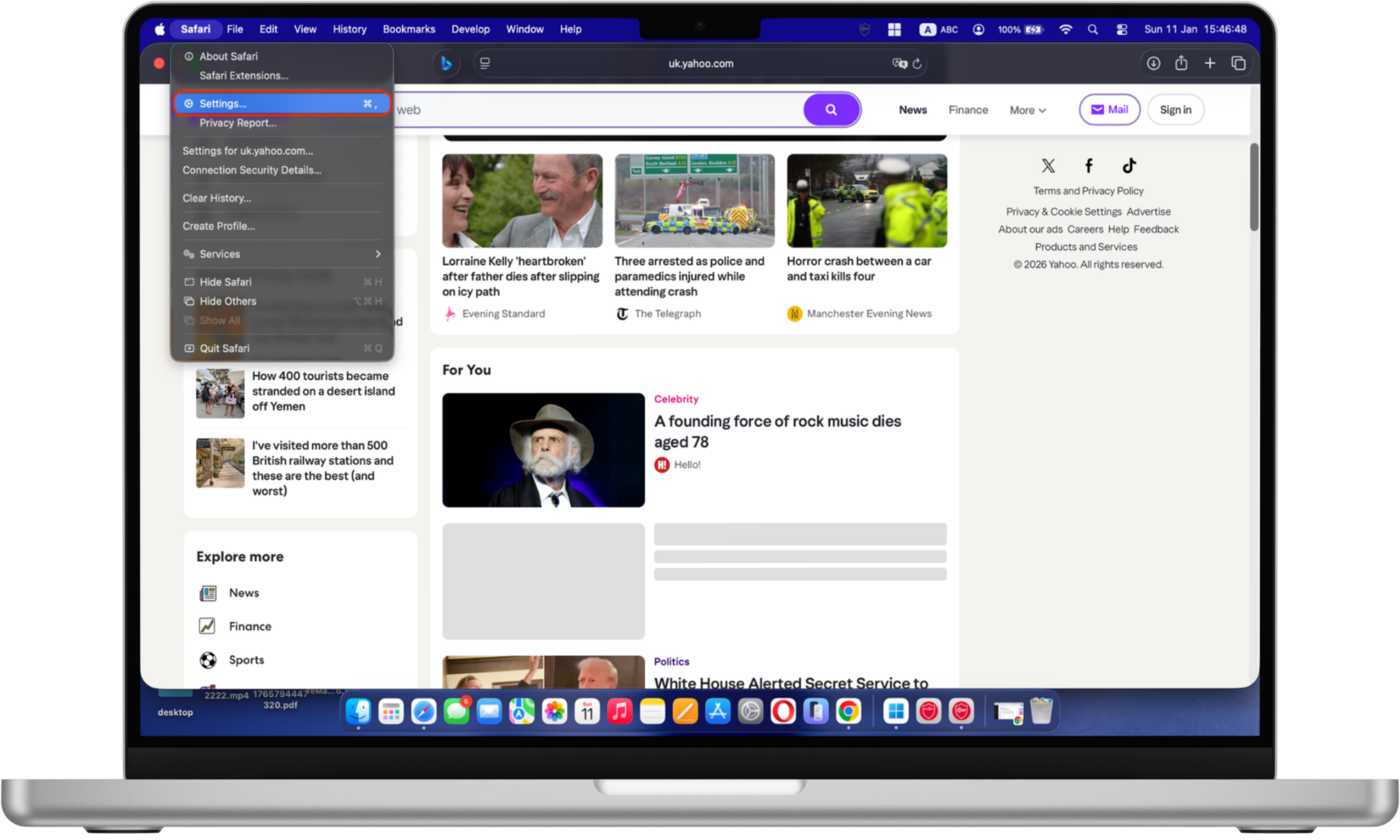 Opening Safari Settings on Mac to start blocking ads and pop-ups in Safari Opening Safari Settings on Mac to start blocking ads and pop-ups in Safari