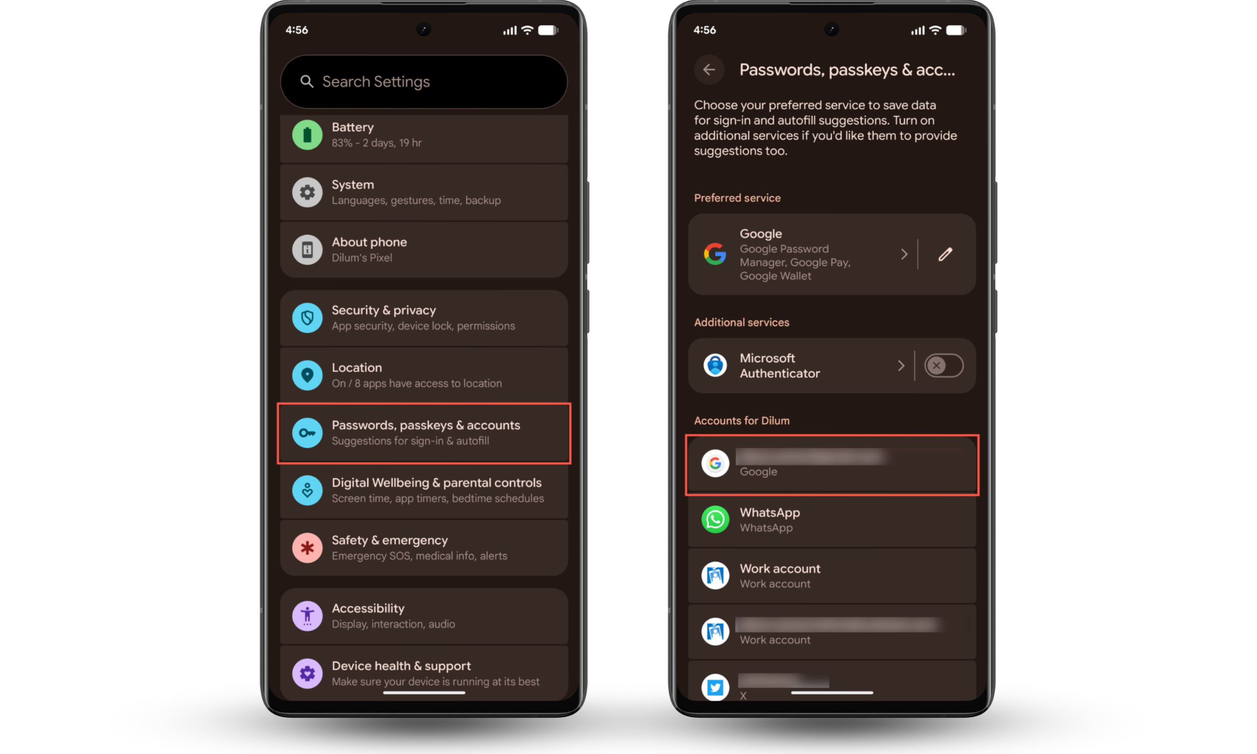 These Android screenshots show how to turn off Google Calendar sync to stop your calendar from syncing with another phone.