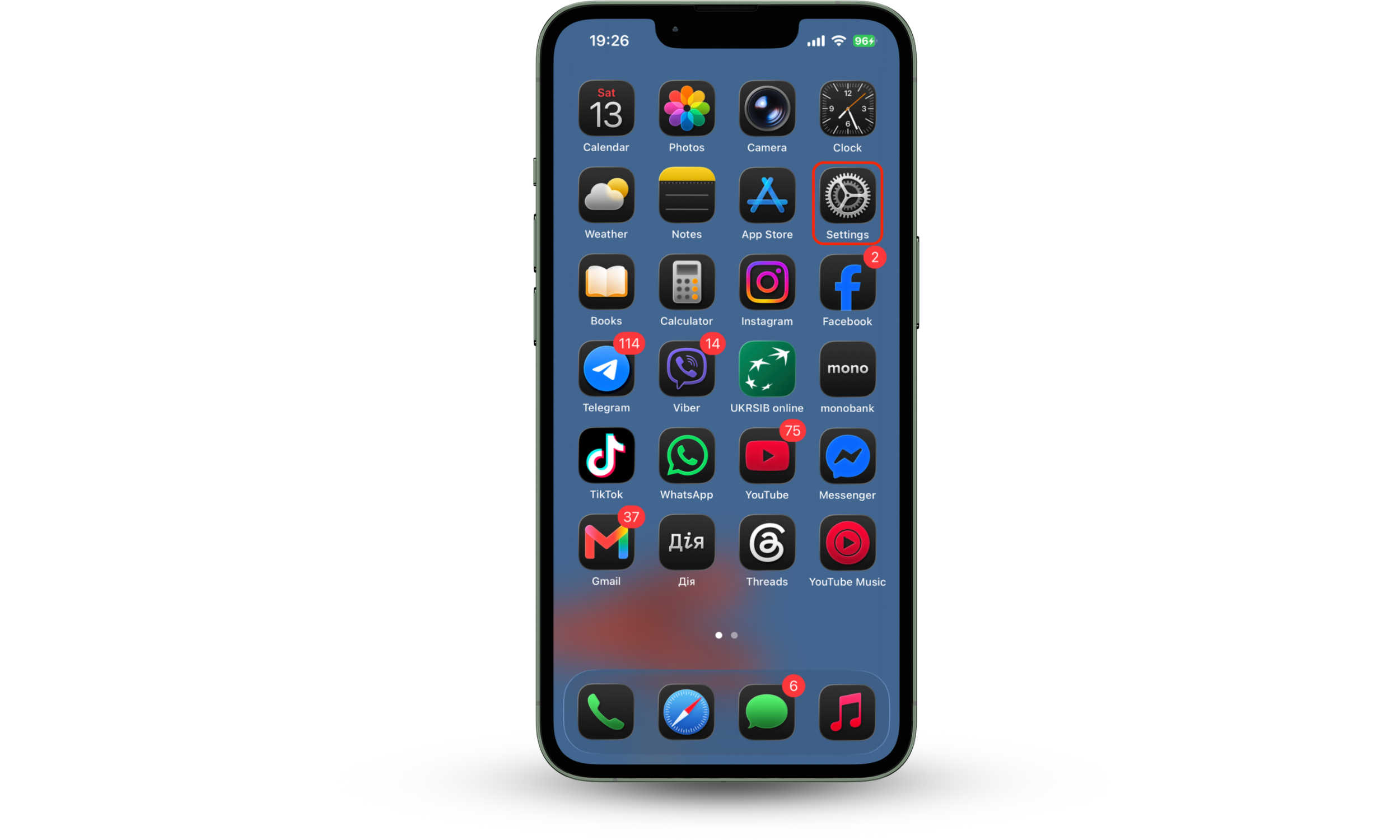 The Settings app is open on an iPhone, showing where users can access Screen Time and other parental control settings. The Settings app is open on an iPhone, showing where users can access Screen Time and other parental control settings.