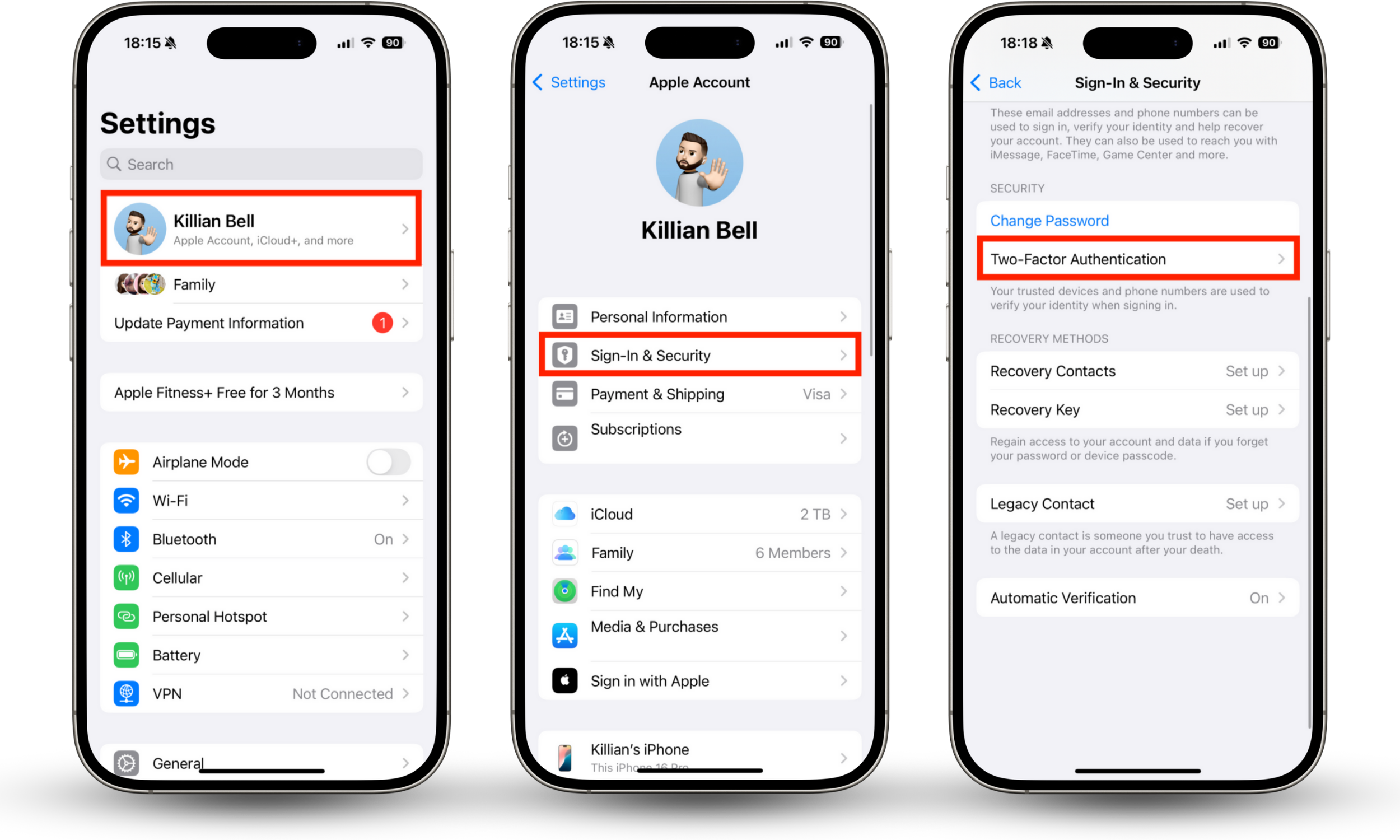 The Two-Factor Authentication option in the Sign-In & Security settings on iPhone. If you're wondering if your iPhone for a virus, keep your accounts protected by enabling 2FA for all accounts. The Two-Factor Authentication option in the Sign-In & Security settings on iPhone. If you're wondering if your iPhone for a virus, keep your accounts protected by enabling 2FA for all accounts.