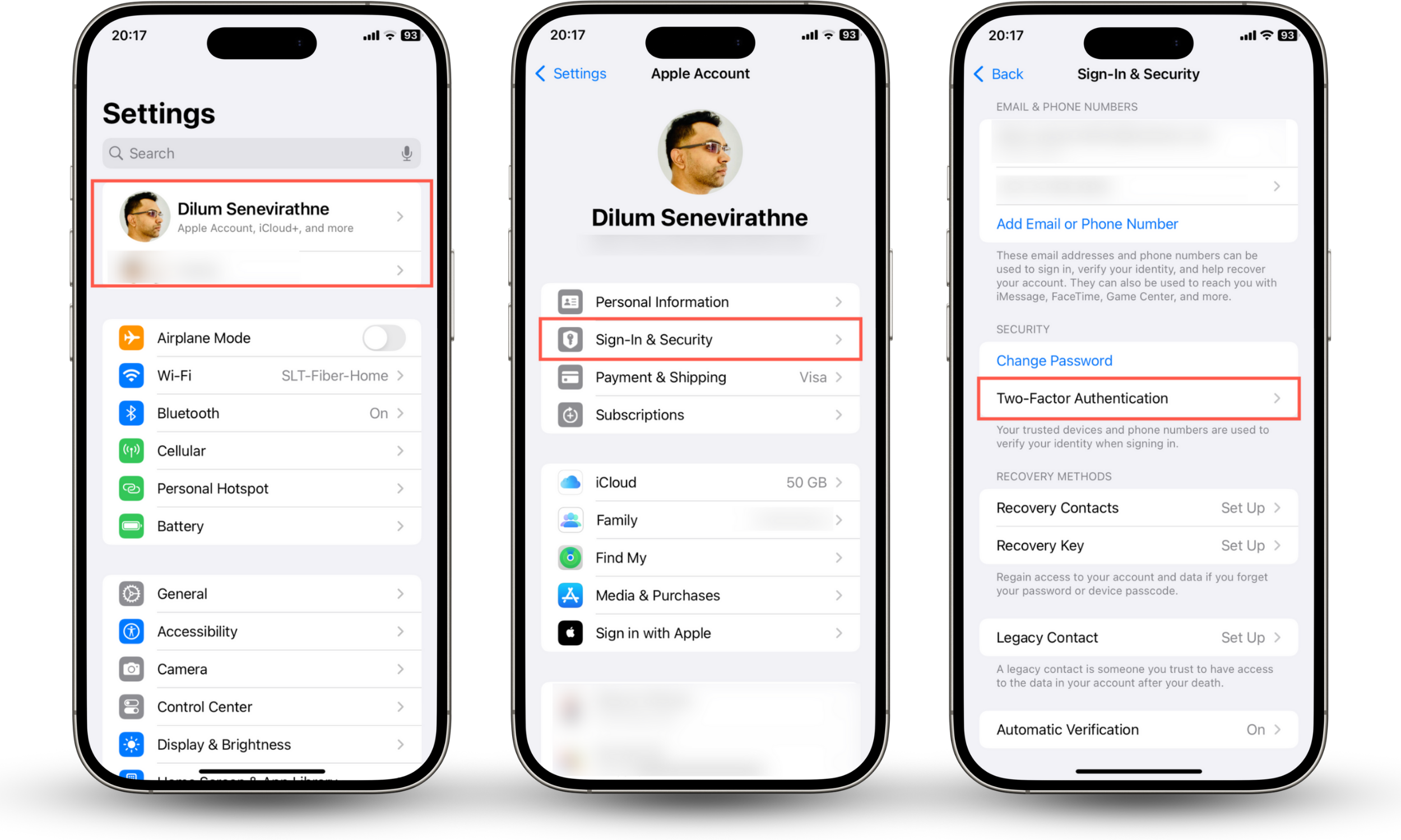 These iOS screenshots show how to enable two-factor authentication for your Apple ID to minimize the risk of remote iPhone hacking. These iOS screenshots show how to enable two-factor authentication for your Apple ID to minimize the risk of remote iPhone hacking.