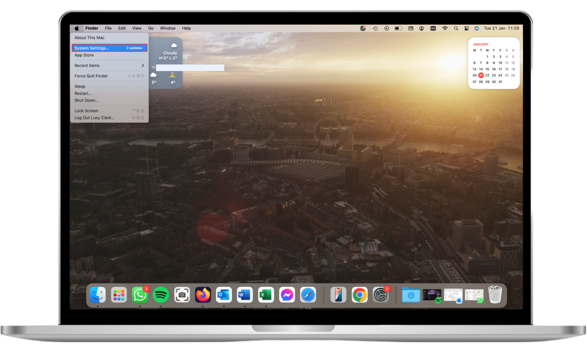 If you're worried about Siri listening all the time, here are instructions to disable Siri. An Apple desktop, with the Apple menu open and System Settings highlighted. If you're worried about Siri listening all the time, here are instructions to disable Siri. An Apple desktop, with the Apple menu open and System Settings highlighted.