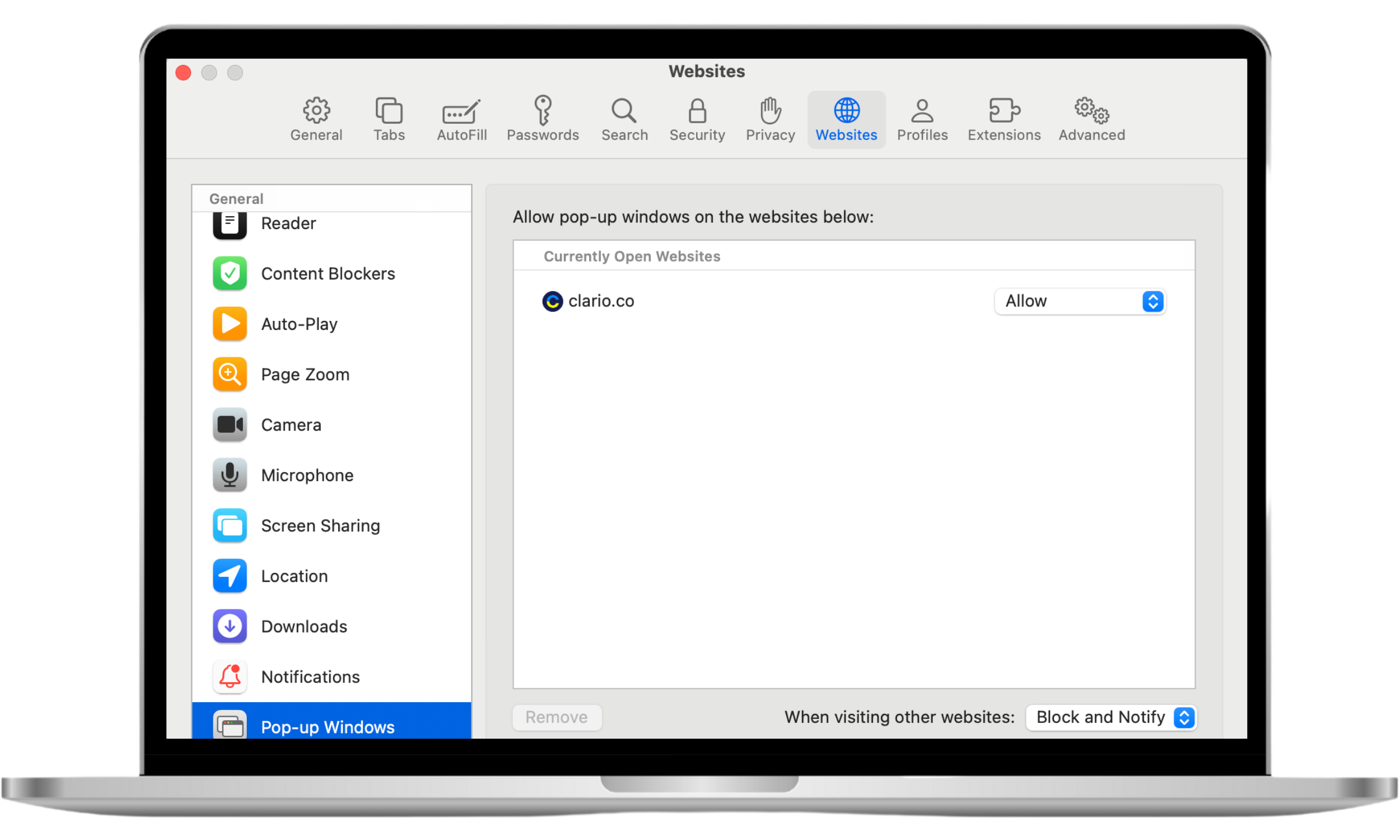 If you're wondering How to allow pop-ups on Safari for one website, follow the on-screen instructions. Open Safari, select Preferences and click Pop-up Windows. In the drop-down menu next to the target website, click Allow.