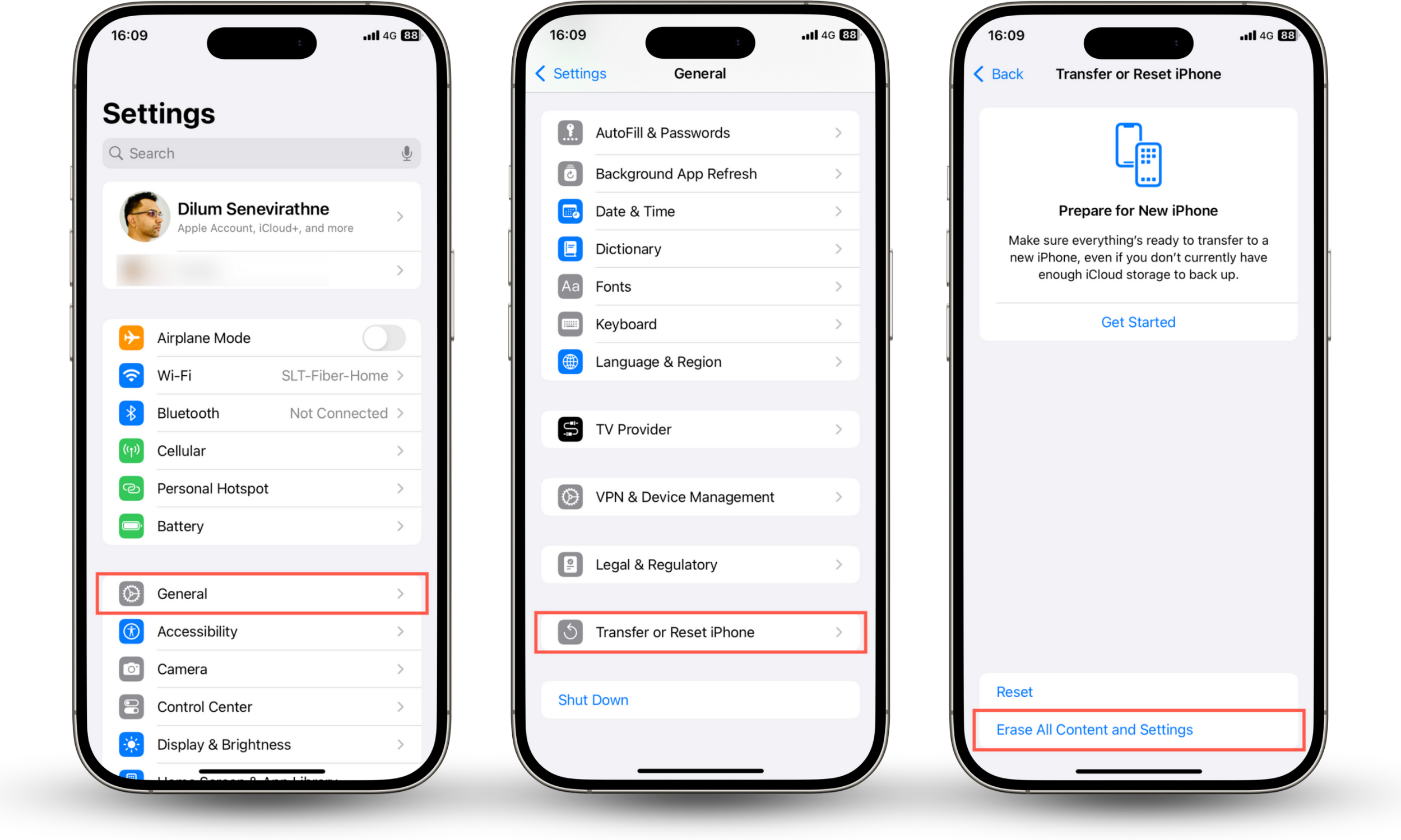 These Clario app screenshots show how to perform a factory reset if you're worried your phone could be hacked when turned off. These Clario app screenshots show how to perform a factory reset if you're worried your phone could be hacked when turned off.