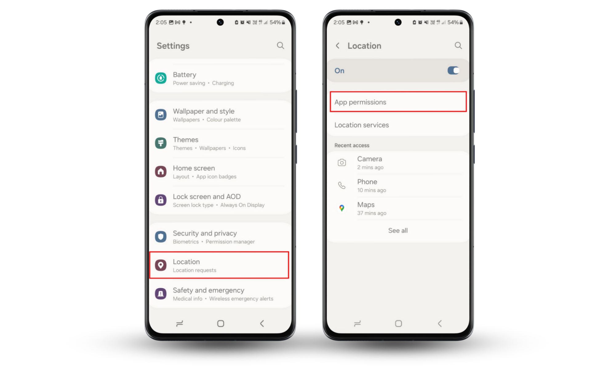 To see if your phone is being tracked, check your app permissions. Go to Settings > Location > App Permissions. To see if your phone is being tracked, check your app permissions. Go to Settings > Location > App Permissions.