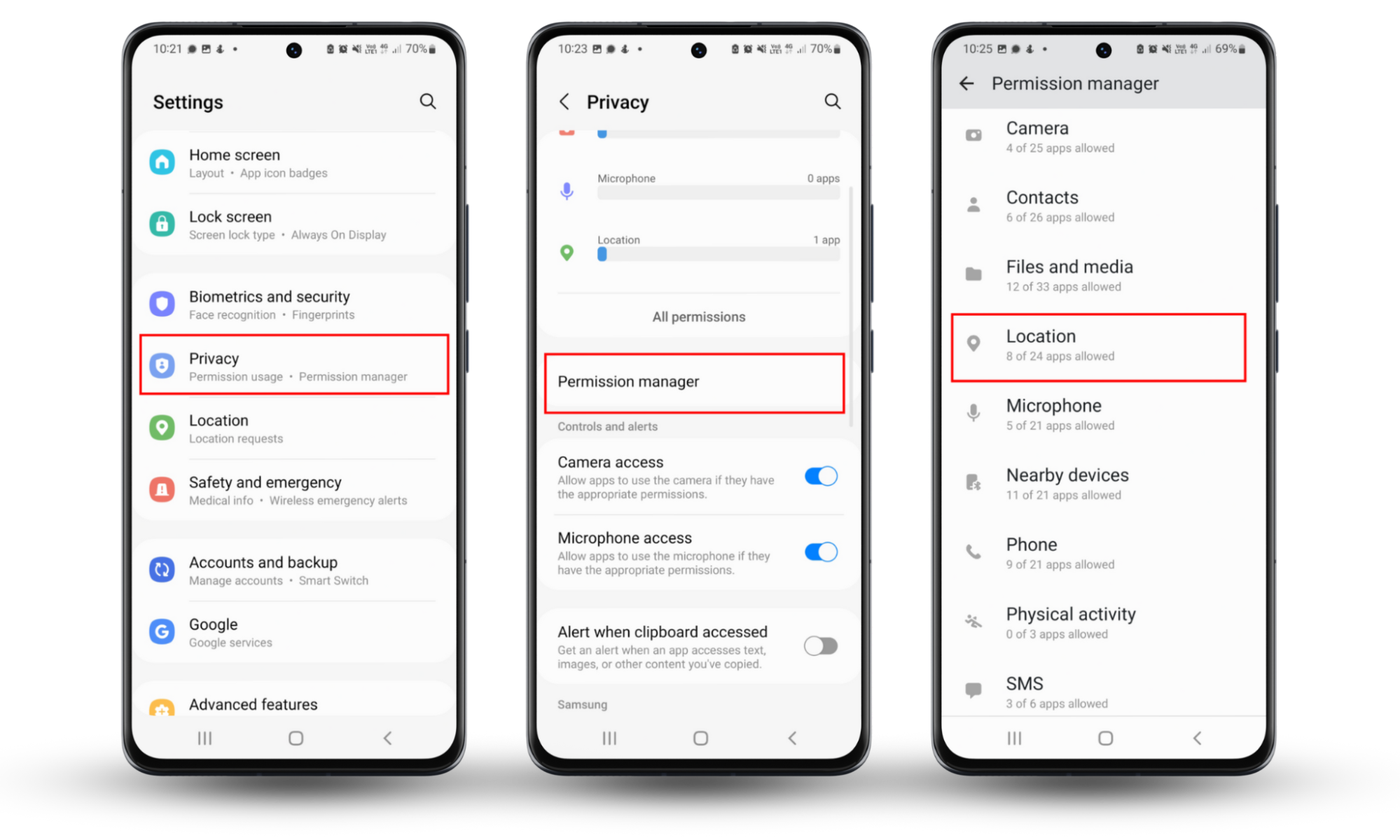 Turn your location off on an Android phone for specific apps to prevent Someone from Seeing Your Location If Your Phone Is Off. Turn your location off on an Android phone for specific apps to prevent Someone from Seeing Your Location If Your Phone Is Off.