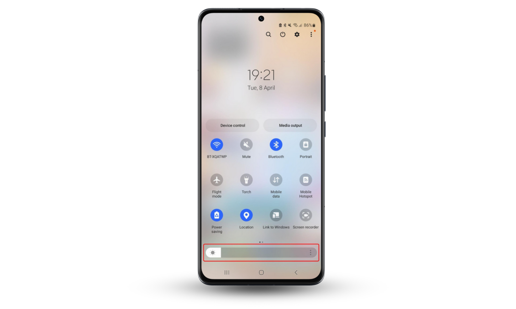 How to adjust brightness on your Android phone, by swiping down to open Quick Settings. If you feel your phone heat up, turn brightness down. How to adjust brightness on your Android phone, by swiping down to open Quick Settings. If you feel your phone heat up, turn brightness down.