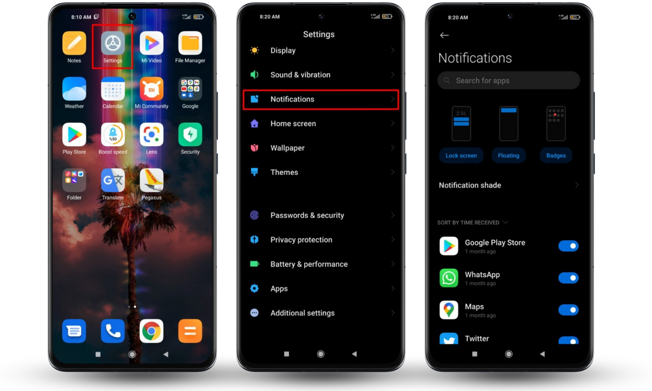 These Android screenshots show how to enhance privacy by stopping unknown apps from sending your notifications via Settings. These Android screenshots show how to enhance privacy by stopping unknown apps from sending your notifications via Settings.