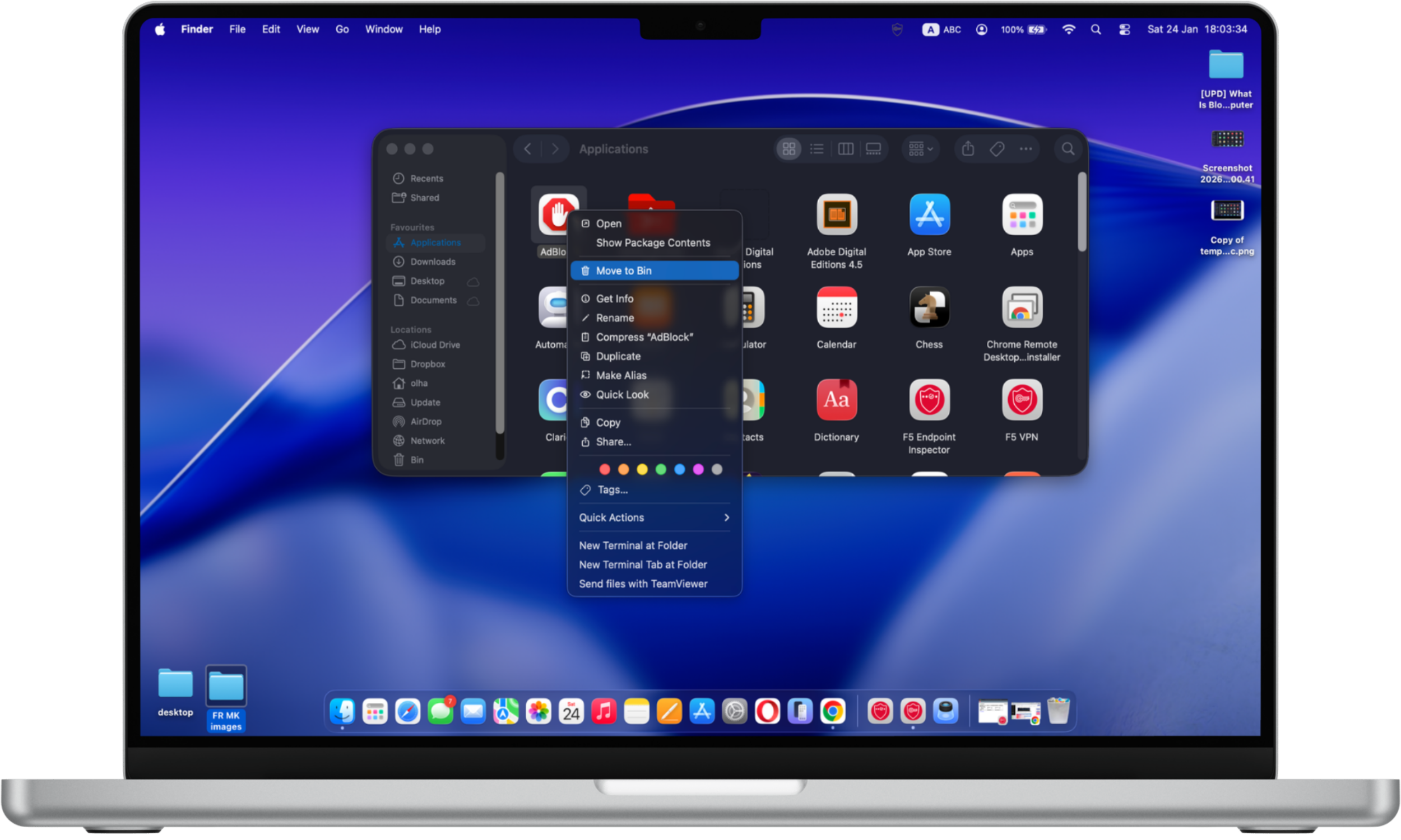 Locate apps you want to delete and move them to the Bin Locate apps you want to delete and move them to the Bin
