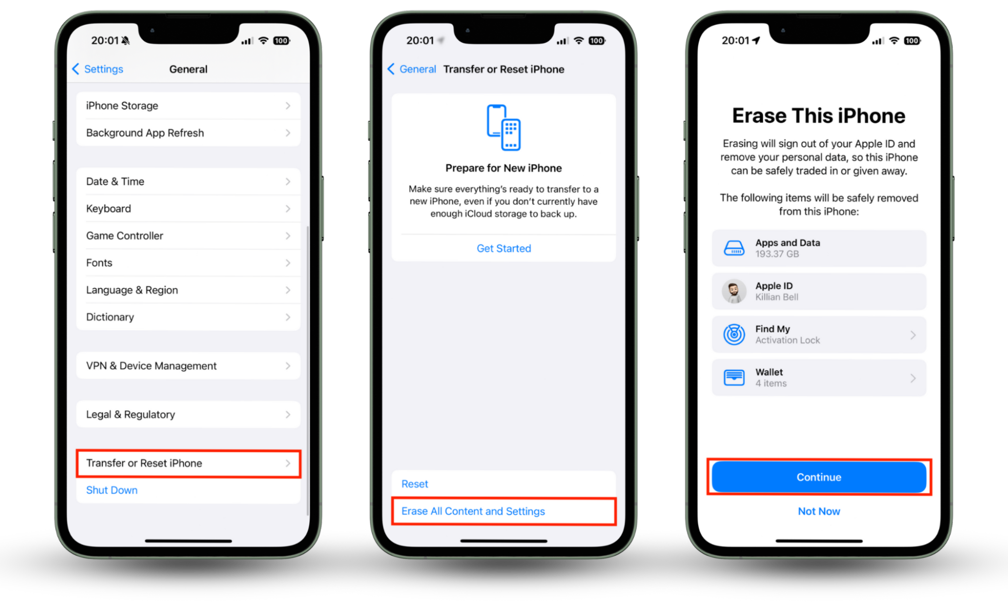 These iOS screenshots show how to perform a factory reset via the Settings apps while attempting to uninstall keyloggers on your iPhone. These iOS screenshots show how to perform a factory reset via the Settings apps while attempting to uninstall keyloggers on your iPhone.