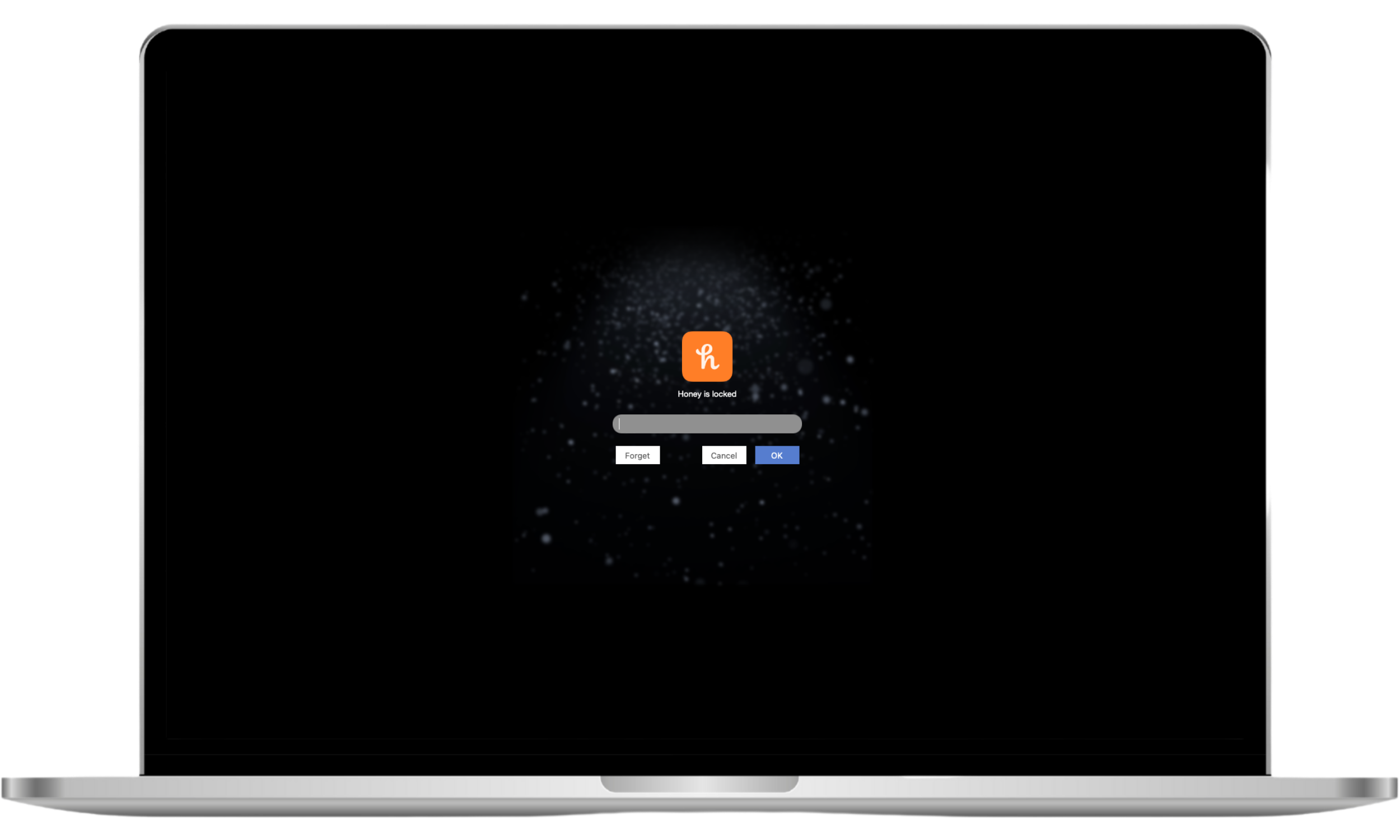 The Cisdem AppCrypt login screen on a Mac, displaying a password field where the user types their password to access the application securely. The Cisdem AppCrypt login screen on a Mac, displaying a password field where the user types their password to access the application securely.